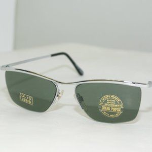 NWT True Vintage from the 90's Nickel Silver frame w/ fishing line sunglasses